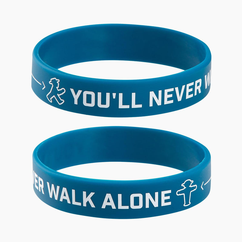 Ampelmann-GLÜCKSMANN-Silikonarmband-blau-Geher-&-You'll-Never-Walk-Alone