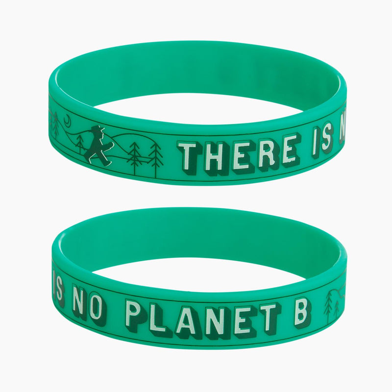 Ampelmann-GLÜCKSMANN-Silikonarmband-grün-Geher-&-THERE-IS-NO-PLANET-B