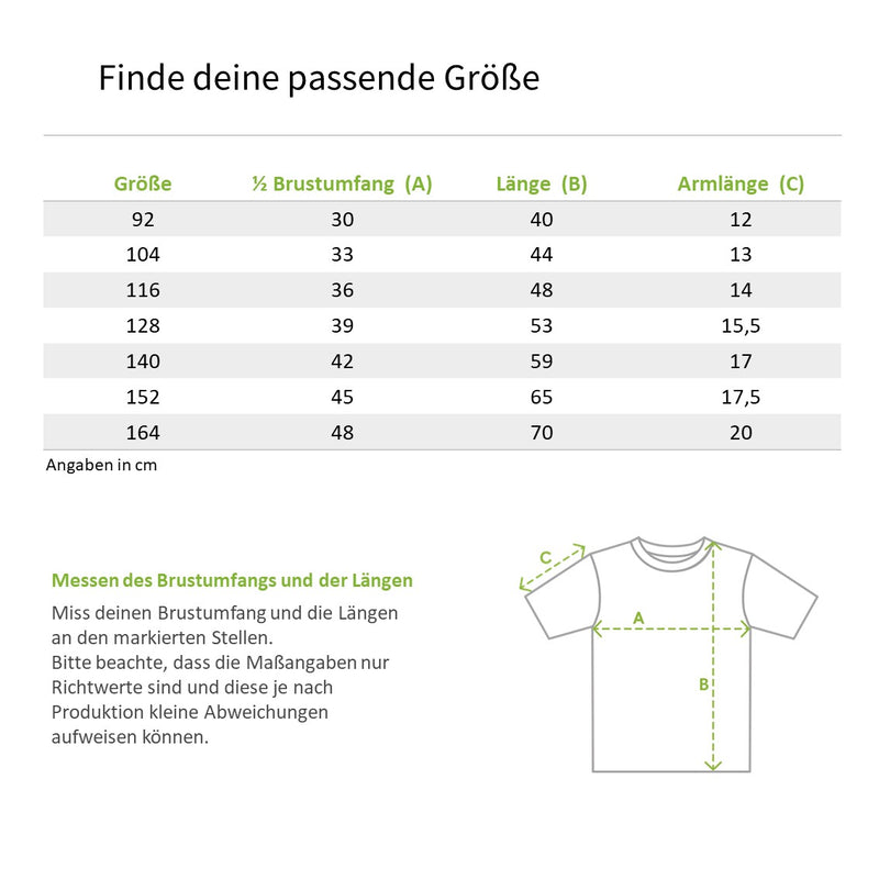 Weißes Ampelmann-T-Shirt für Kinder aus Bio-Baumwolle - klassisch gerader Schnitt