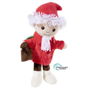 Sandmann 28cm rot Plüsch.