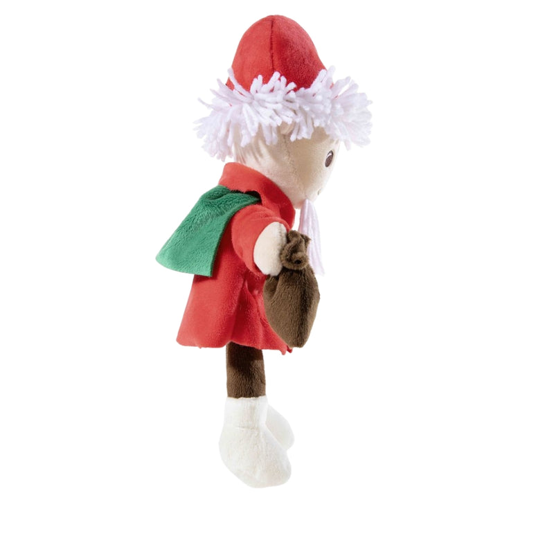 Sandmann 28cm rot Plüsch.