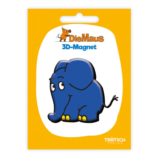 3D-Magnet-Elefant-stehend