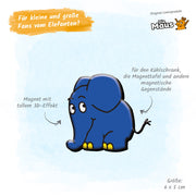 3D-Magnet-Elefant-stehend