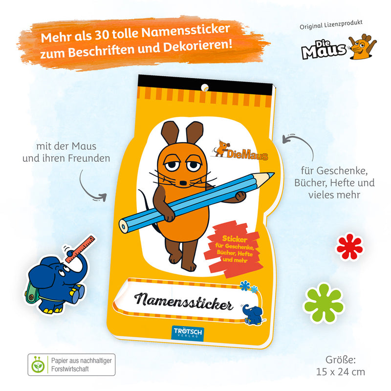 Die-Maus-Namenssticker
