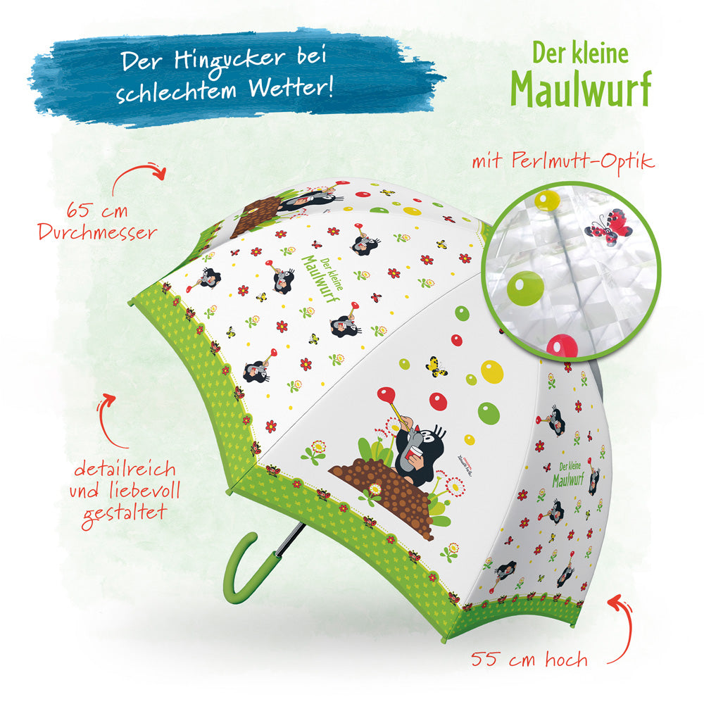 Regenschirm-Maulwurf-grun