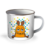 Emaillebecher-Maus-Bunt