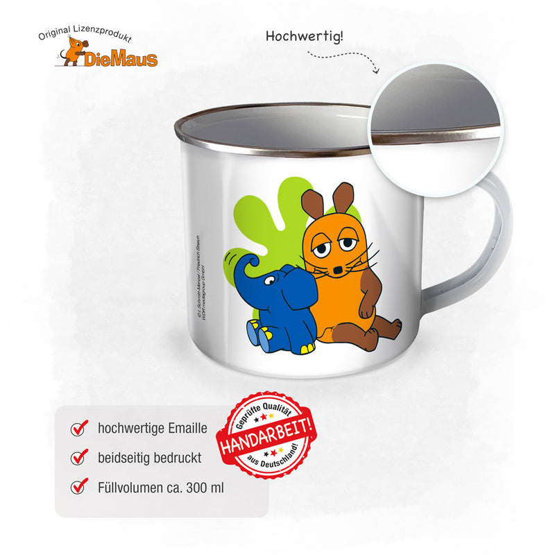 Emaillebecher-Maus-und-Elefant