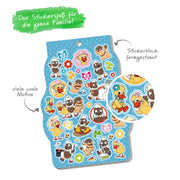 Pittiplatsch-Stickerblock