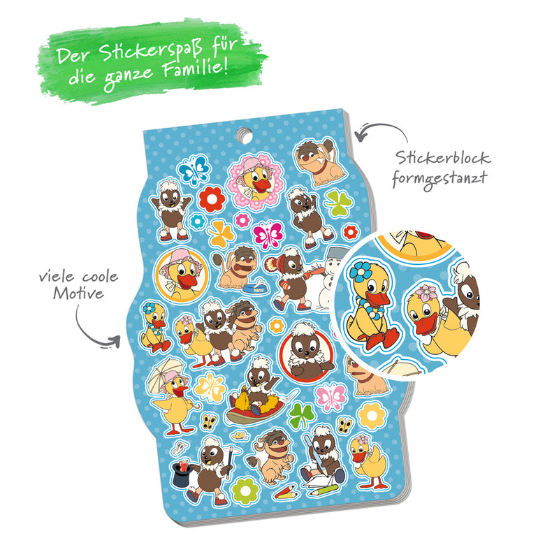 Pittiplatsch-Stickerblock