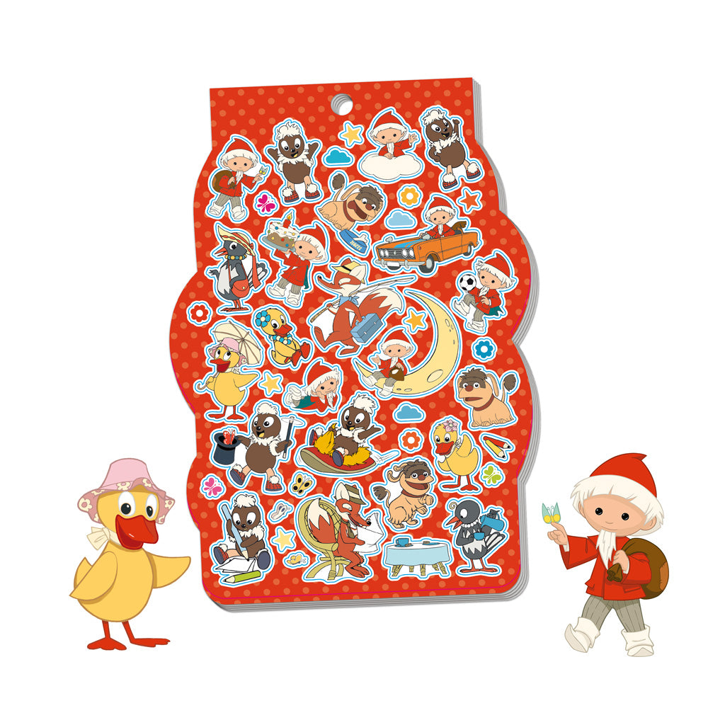 Sandmann-Stickerblock