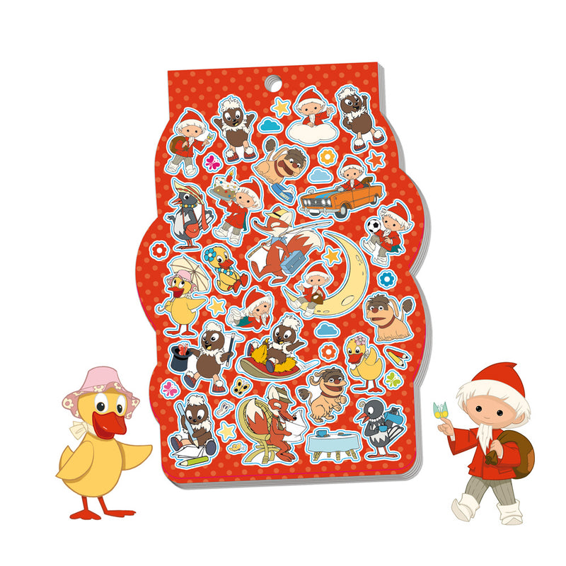 Sandmann-Stickerblock