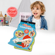 Sandmann-Stickerblock