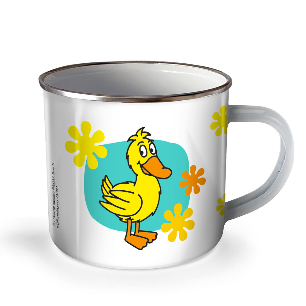 Emaillebecher-Ente