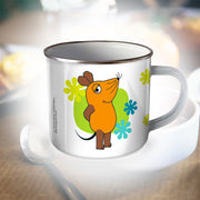 Die-Maus-Emaillebecher