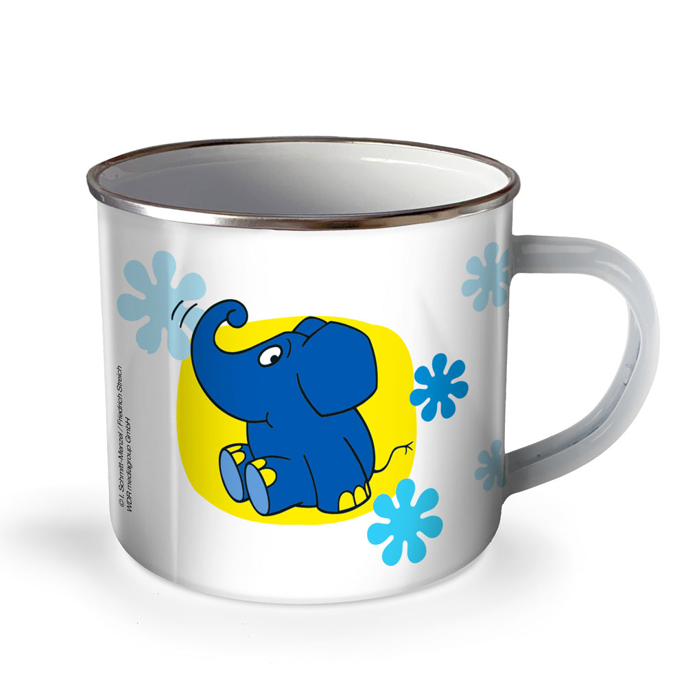 Emaillebecher-Elefant