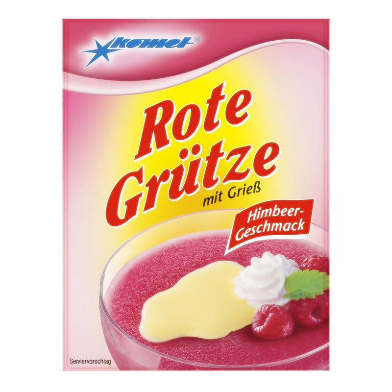 Komet Rote Grütze mit Grieß - Himbeer 50g
