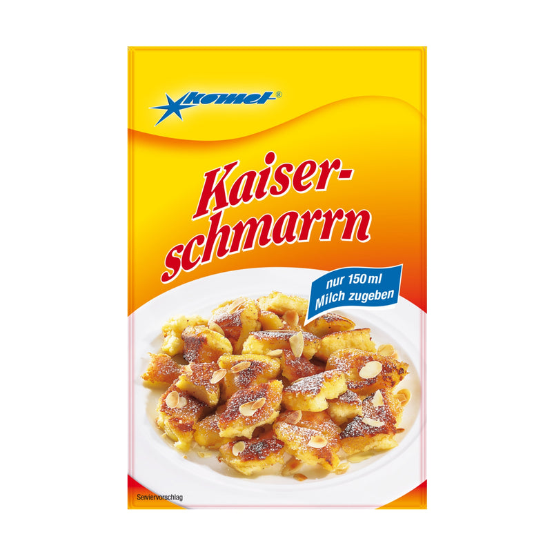Komet Kaiserschmarrn - Backmischung für 1-2 Portionen Kaiserschmarrn - schnell & einfach in der Pfanne zubereitet 100g