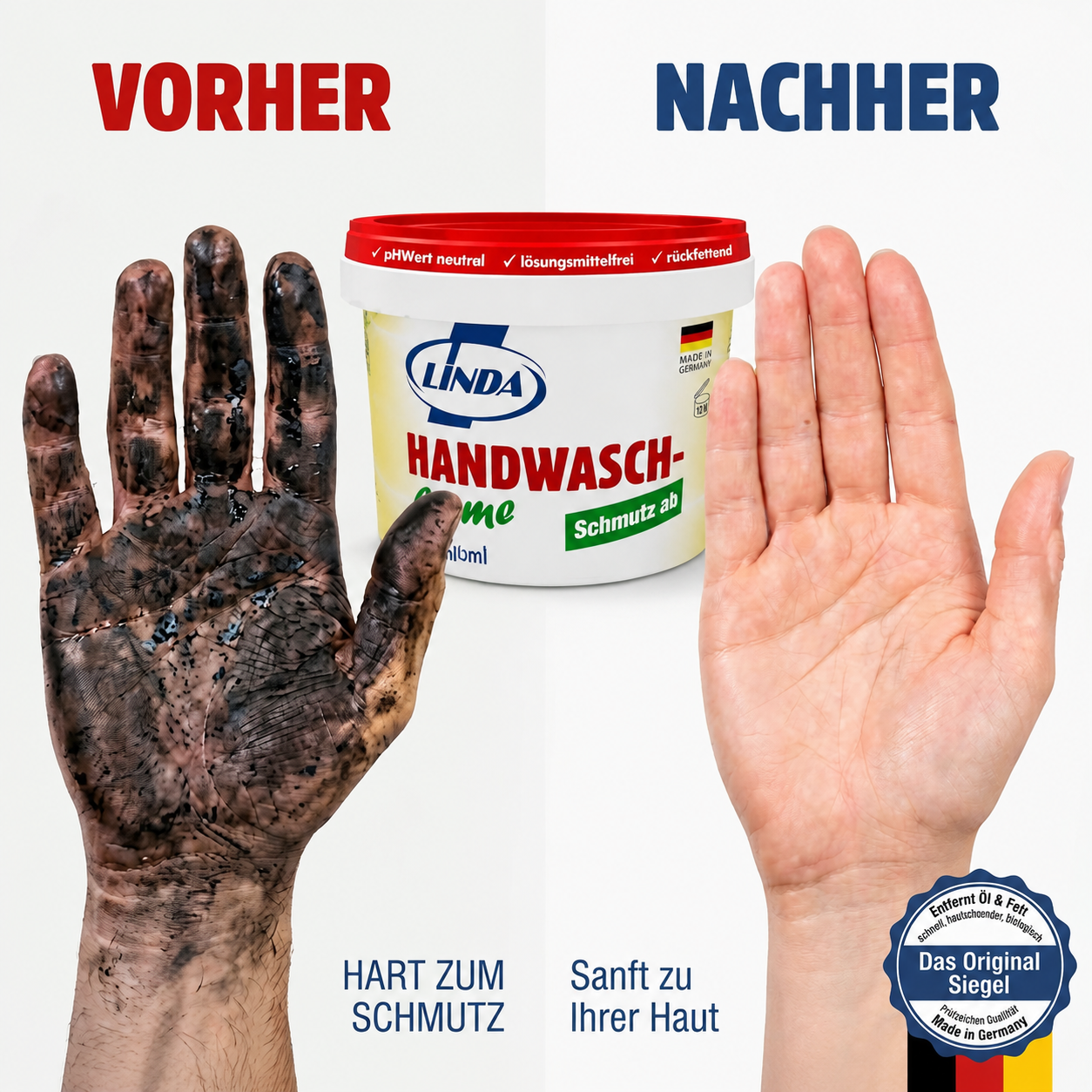 Linda Schmutz ab - Handwasch-Creme