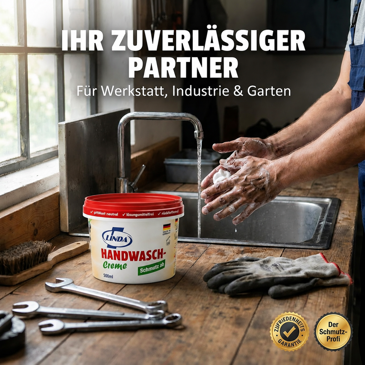 Linda Schmutz ab - Handwasch-Creme