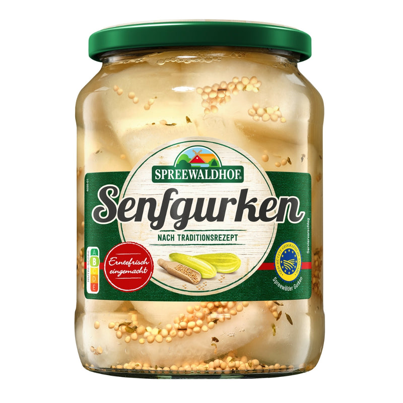 Senfgurken aus dem Spreewald 420g