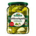 Spreewaldhof Knoblauchgurken aus dem Spreewald - erntefrisch eingemacht mit ganzen Knoblauchzehen - vegan & laktose- & glutenfrei 360g