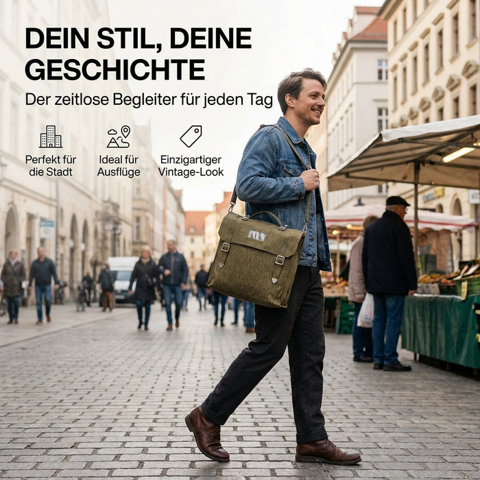 NVA Tragetasche - Sturmgepäck - Feldrucksack mit Tragegeschirr - Maße: ca. 30 x 30 x 14 cm