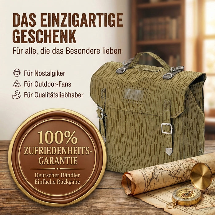 NVA Tragetasche - Sturmgepäck - Feldrucksack mit Tragegeschirr - Maße: ca. 30 x 30 x 14 cm