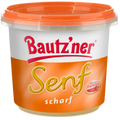Bautzner Scharfer Senf 200 ml – würziger Senf mit Paprika, vegan & laktosefrei