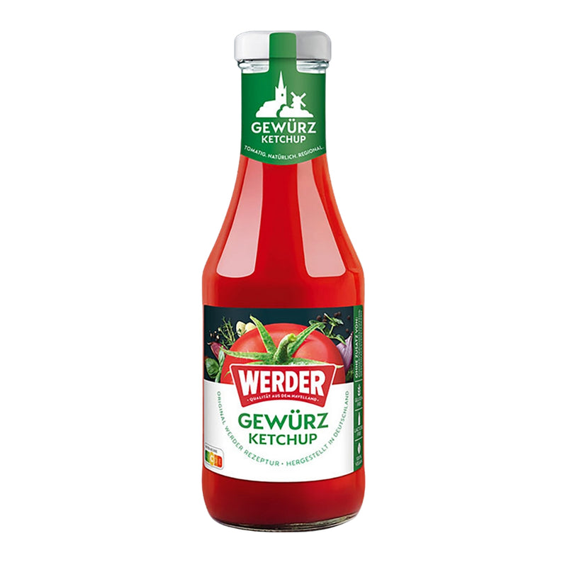 Werder Gewürzketchup – würzig-tomatig, vegan & glutenfrei – 450ml – Werder Feinkost