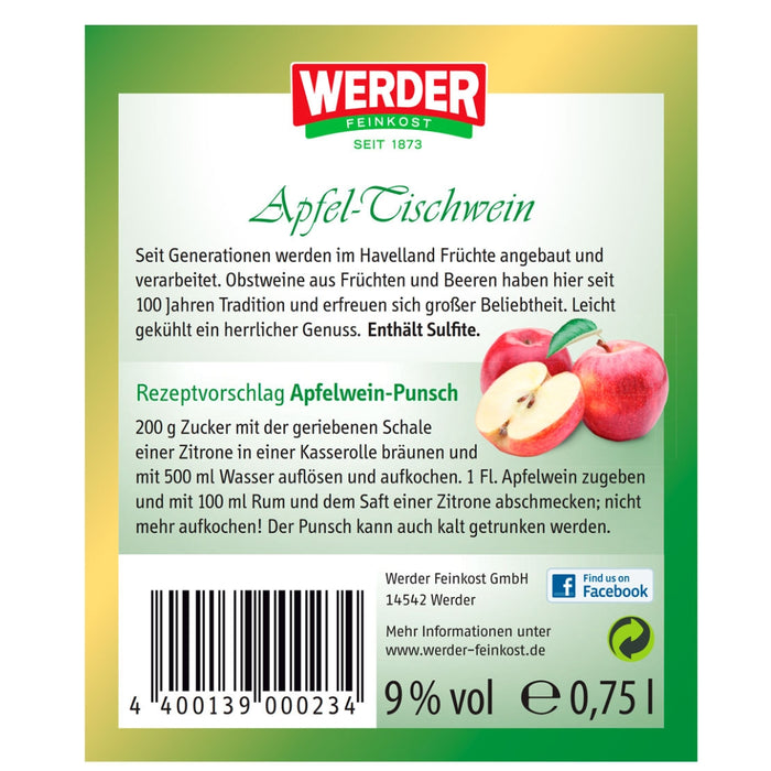 Werder Apfel Fruchtwein