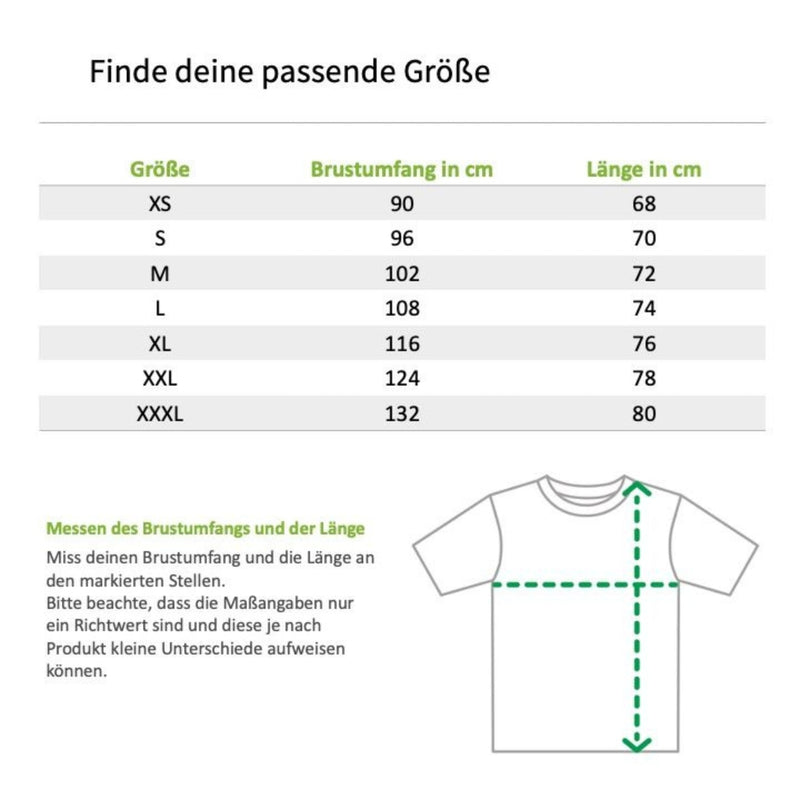 T-Shirt mit Ampelmann-Glas-Motiv - Unisex - klassischer Schnitt - 100% Baumwolle