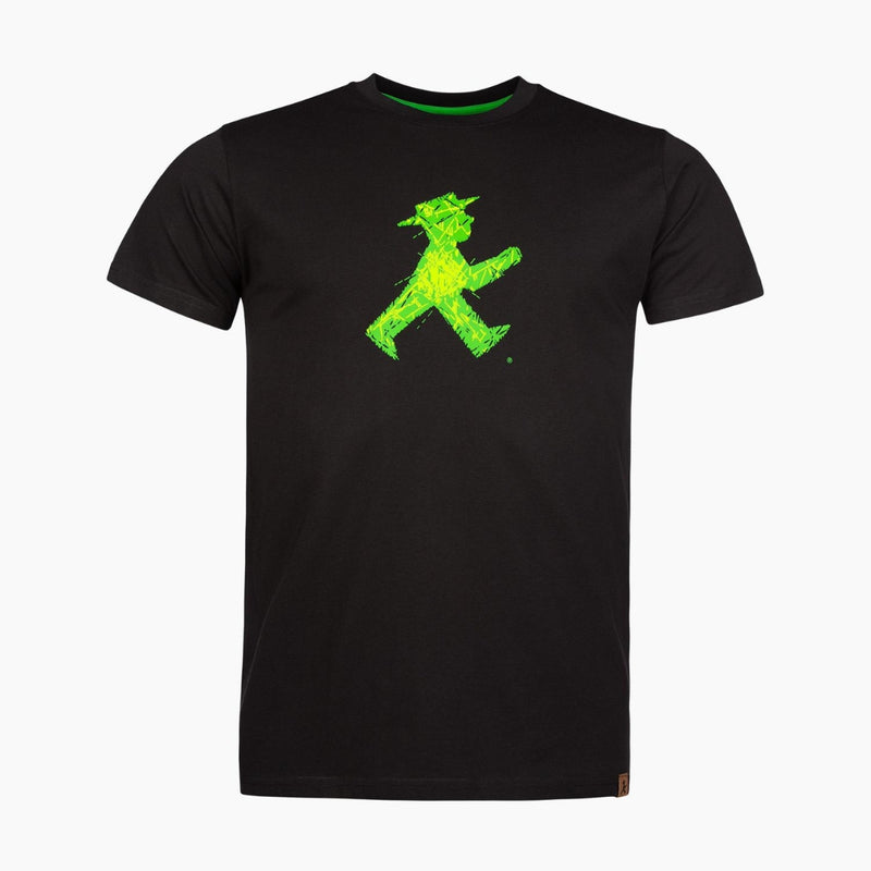 T-Shirt mit Ampelmann-Glas-Motiv - Unisex - klassischer Schnitt - 100% Baumwolle