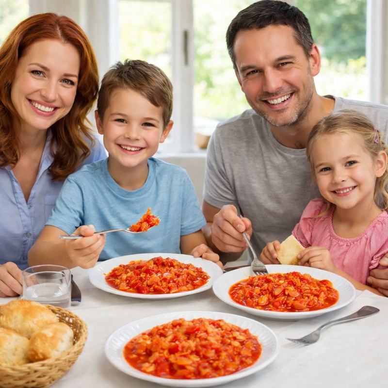 Letscho aus dem Spreewald 720ml - Paprika in köstlicher Tomatensauce ohne Konservierungsstoffe - reiner Geschmack