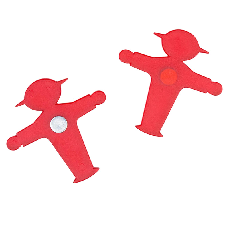 Rote Ampelmann-Figur als Magnet - ideal für Kühlschrank, Büro oder als Mitbringsel - Größe: 5cm