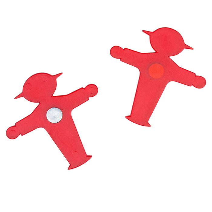 Rote Ampelmann-Figur als Magnet - ideal für Kühlschrank, Büro oder als Mitbringsel - Größe: 5cm