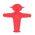 Rote Ampelmann-Figur als Magnet - ideal für Kühlschrank, Büro oder als Mitbringsel - Größe: 5cm