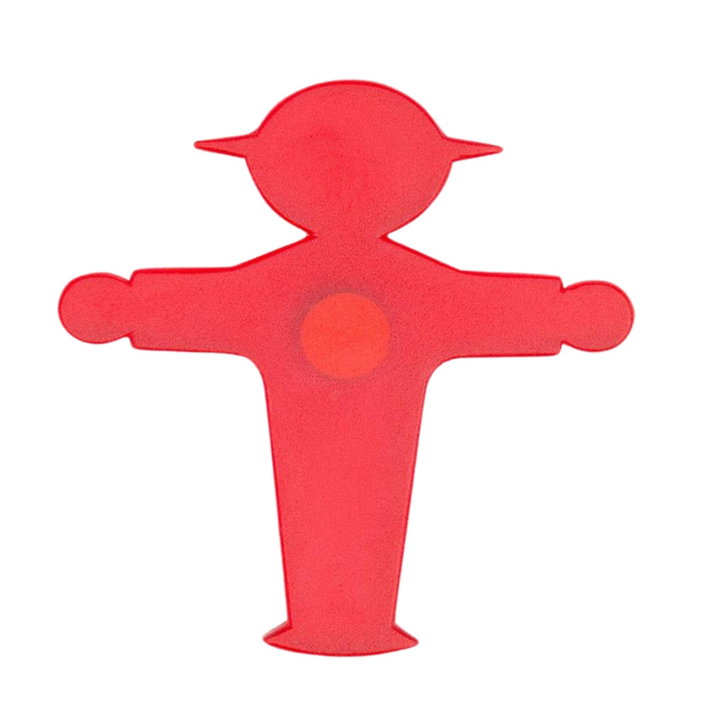 Rote Ampelmann-Figur als Magnet - ideal für Kühlschrank, Büro oder als Mitbringsel - Größe: 5cm