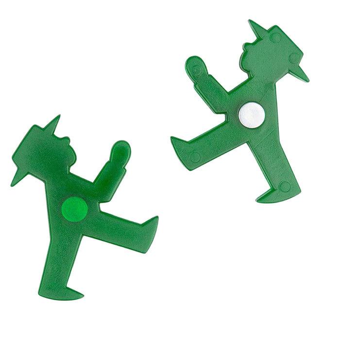 Grüne Ampelmann-Figur als Magnet - ideal für Kühlschrank, Büro oder als Mitbringsel - Größe: 5cm