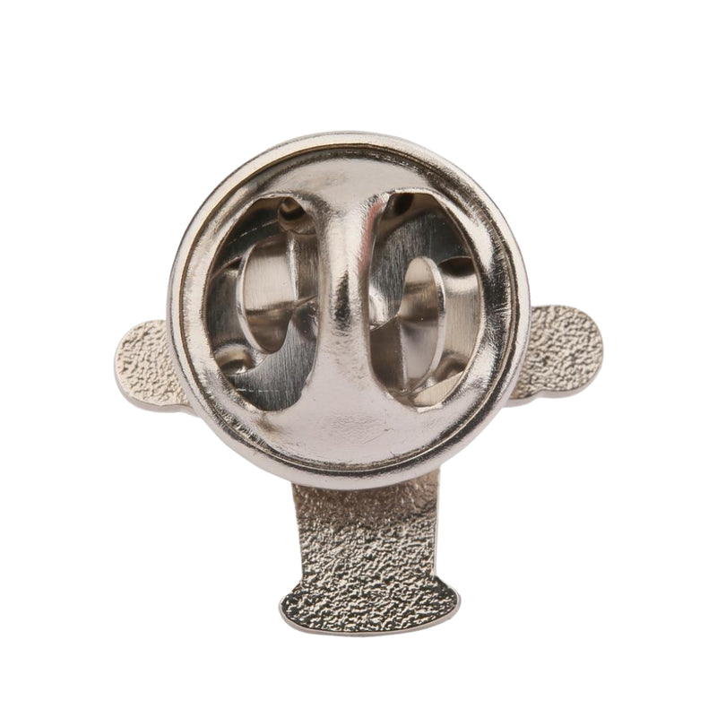 Roter Anstecker-Pin vom Ampelmännchen mit Klemmverschluss aus Softemaille - 1,7 cm groß