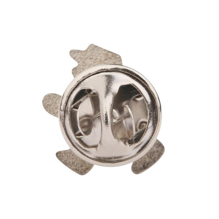 Grüner Anstecker-Pin vom Ampelmännchen mit Klemmverschluss aus Softemaille - 1,7 cm groß