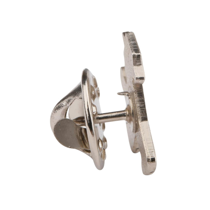 Grüner Anstecker-Pin vom Ampelmännchen mit Klemmverschluss aus Softemaille - 1,7 cm groß