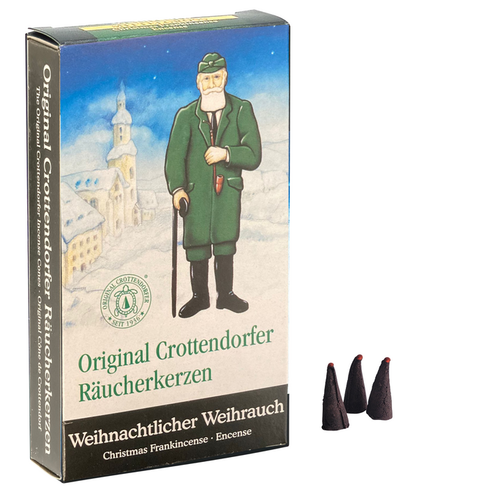 24 x Original Crottendorfer Räucherkerzen – Weihnachtlicher Weihrauch