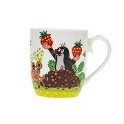 Tasse-Maulwurf-Erdbeere
