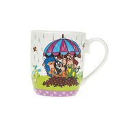 Tasse-Maulwurf-Regenschirm