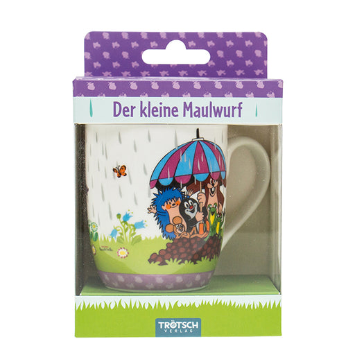 Tasse-Maulwurf-Regenschirm