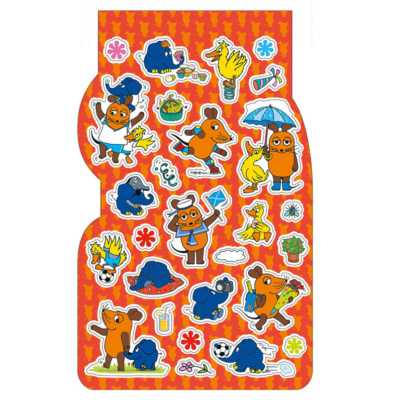 Die-Maus-Stickerblock