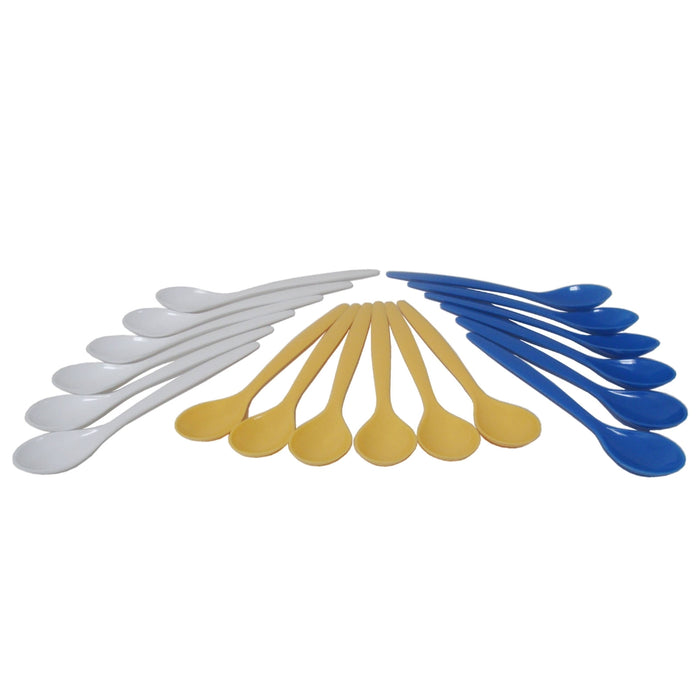Eierlöffel Kaffeelöffel 6er-Pack in Gelb