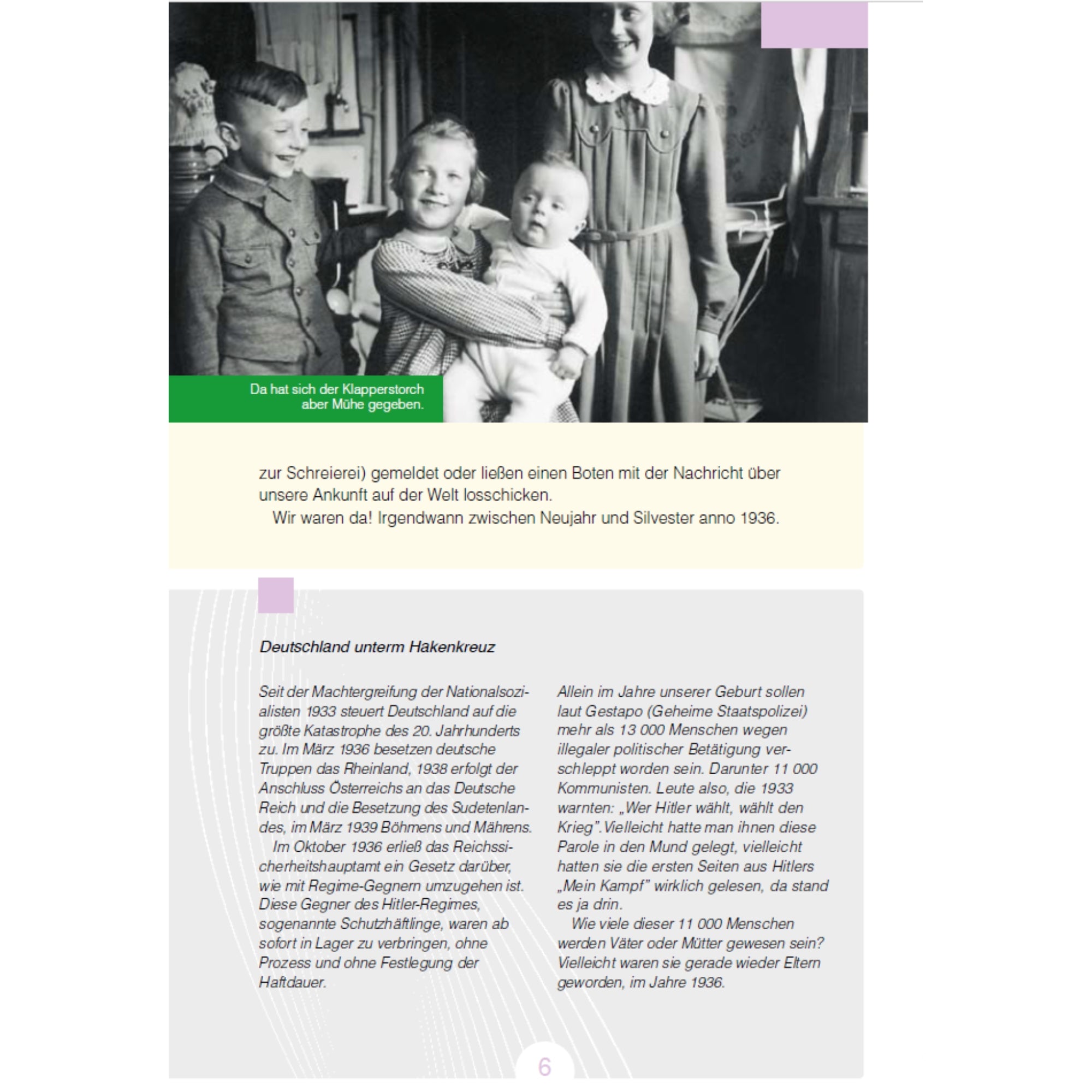 Buch - Wir vom Jahrgang Ost 1936, 64 Seiten