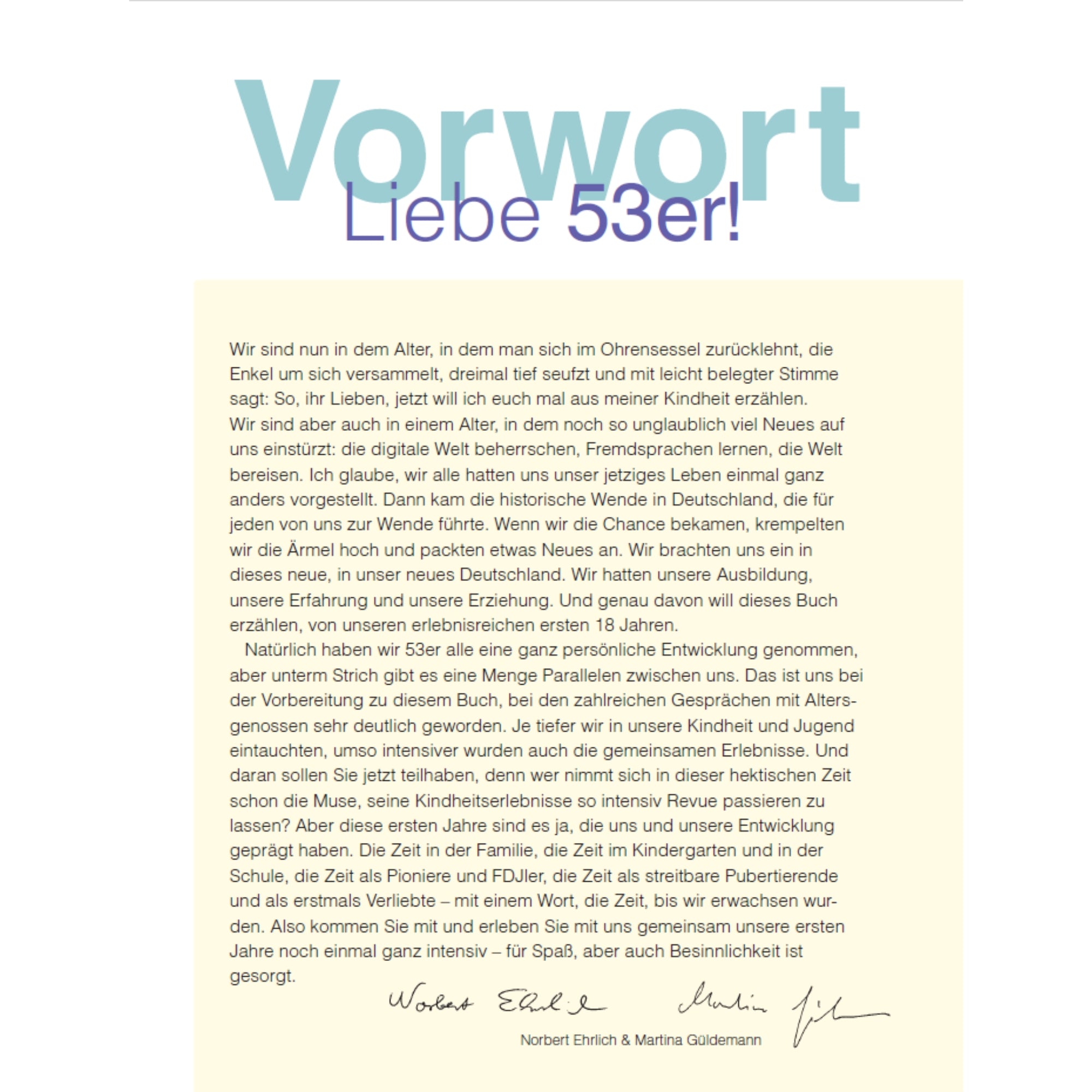 Buch - Wir vom Jahrgang Ost 1953, 64 Seiten