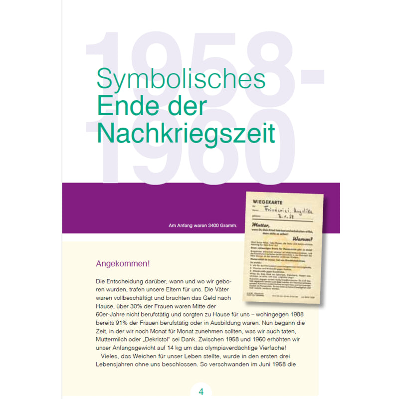 Buch - Wir vom Jahrgang Ost 1958, 64 Seiten